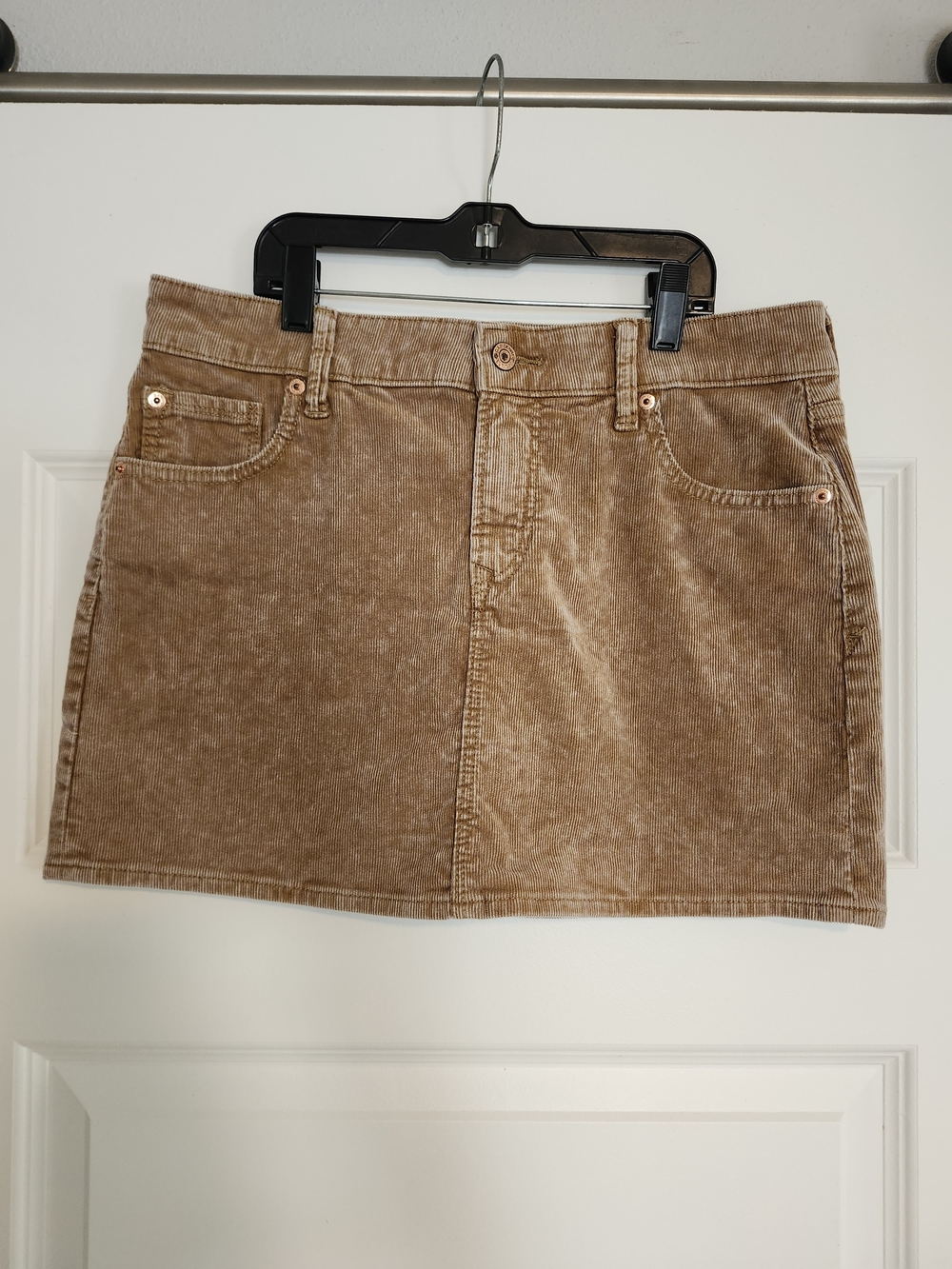 GAP Tan Corduroy Mini Skirt